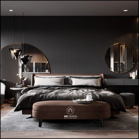 现代欧式卧室场景3D模型16设计网精