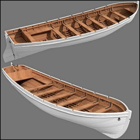 木船3DMAX模型