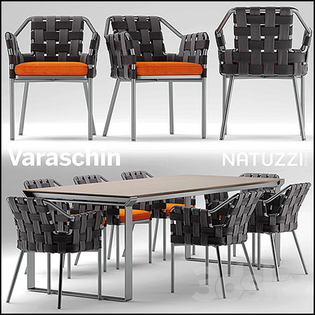 varaschin椅子Natuzzi 桌子3D模型16设计网精选
