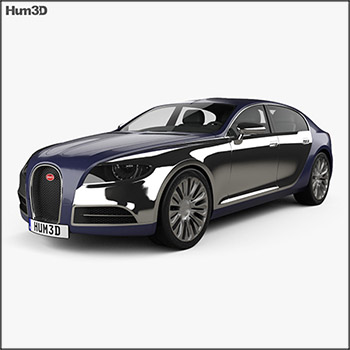布加迪Bugatti 16C Galibier 2009 3D模型16设计网精选