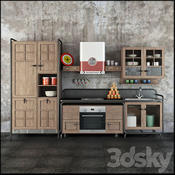 厨房厨具厨卫用品3D模型16设计网精选