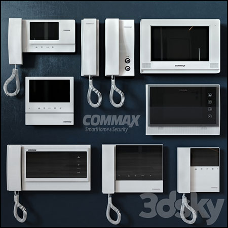 Commax门禁可视电话3D模型16设计网精选