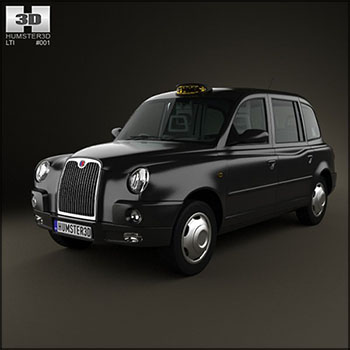 LTI TX4伦敦出租车3D模型16设计网精选