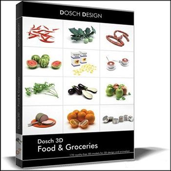 水果蔬菜和美食3DMAX模型