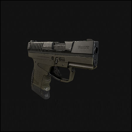 Walther PPS瓦尔特PPS手枪3D模型素材天下精选