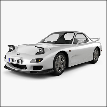 马自达汽车Mazda RX-7 1992-2002 3D模型16图库网精选