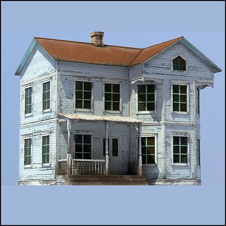美国旧房子3D模型16设计网精选