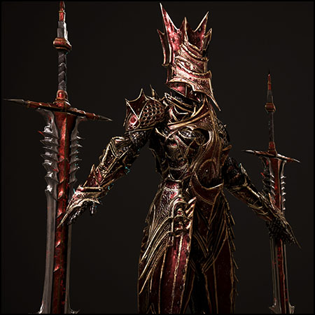 Hell Knight地狱骑士游戏角色3D模型素材天下精选