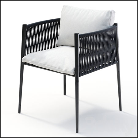 简约扶手椅3D模型16设计网精选