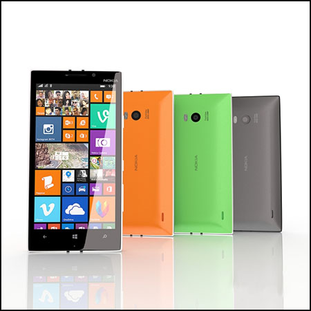 Nokia Lumia 930诺基亚手机3D模型1