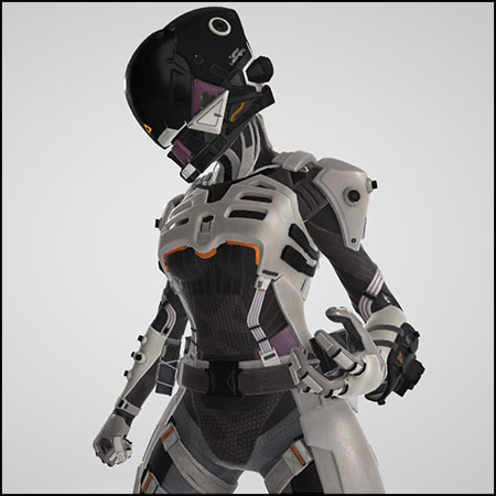 Wraith Cyber Ninja Apex Legends游戏角色3D模型16设计网精选
