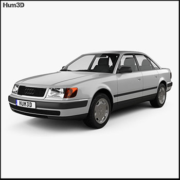 奥迪Audi 100（C4）Sedan 1991 3D模型16设计网精选