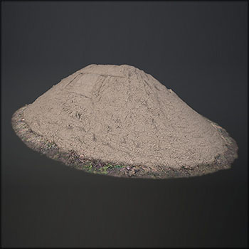 一堆沙子3D模型16设计网精选