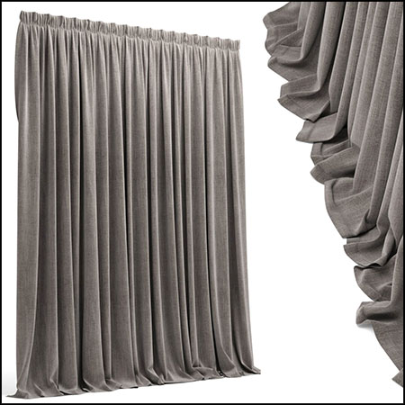 curtain6窗帘3D模型16设计网精选