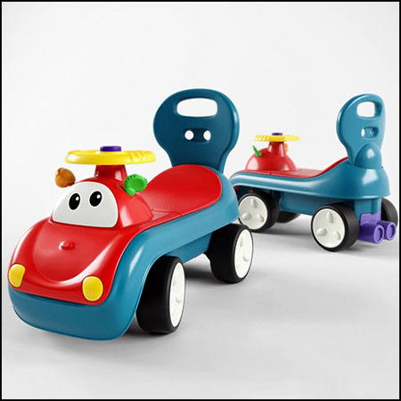 儿童玩具超级飞侠溜溜车3D模型16设计网精选