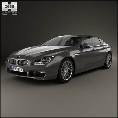 BMW6系F06 Grand Coupe 2012宝马轿车3D模型