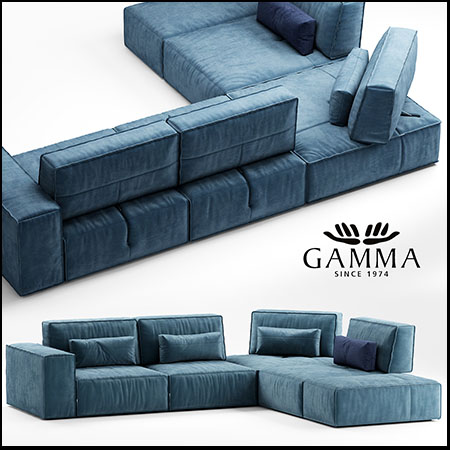 GAMMA转角沙发3D模型