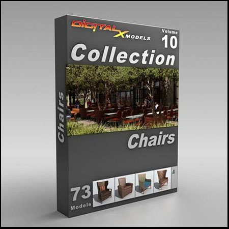 73款精致的沙发椅、电脑椅、办公椅等3D模型16设计网精选