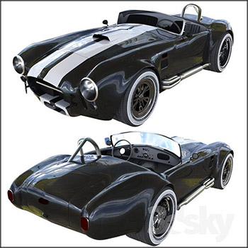 Shelby Cobra 1965汽车3D模型16设计网精选