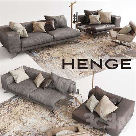 HENGE X-One 沙发3D模型16设计网精选