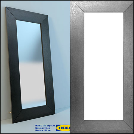 IKEA穿衣镜3D模型16设计网精选