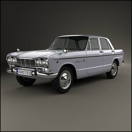 日产Nissan Skyline (S54) GT 1964 汽车3D模型16设计网精选