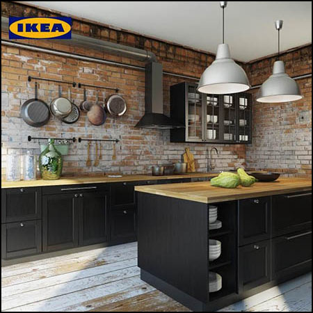 IKEA厨房橱柜厨房用具3D模型素材天下精选