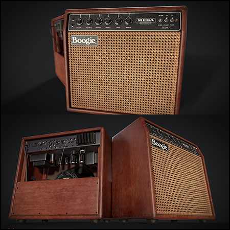Mesa Boogie Mark I 吉他音箱3D模型16设计网精选