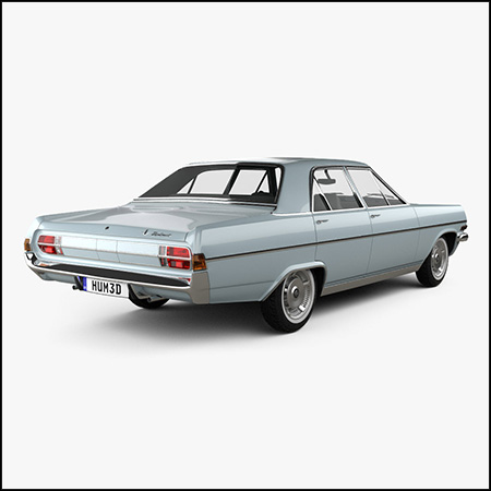 欧宝汽车Opel Diplomat (A) 1964 3D模型16设计网精选