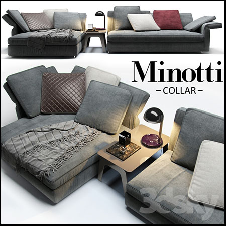 Minotti沙发3D模型16设计网精选
