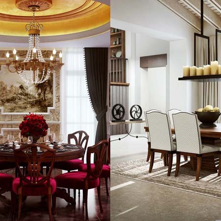 两款摩登风格的室内客厅居室3D模型