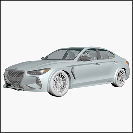 创世纪汽车3D模型16设计网精选