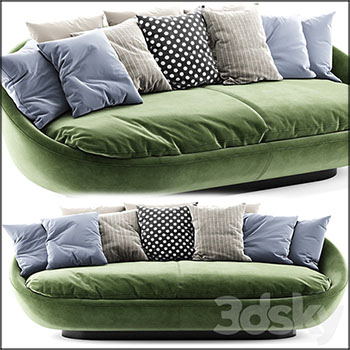 Lacoon弧形椭圆形沙发3D模型16设计