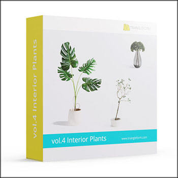 21款室内绿色植物室内盆栽3D模型16设计网精选