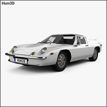 Lotus Europa 1973 汽车3D模型素材天下精选