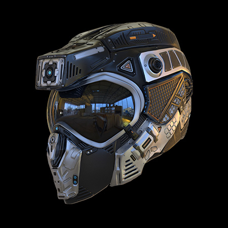 用于游戏和虚拟现实（VR）头盔C19 3D模型16设计网精选