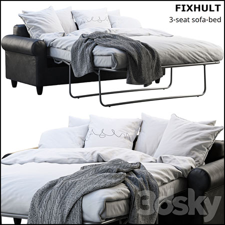 Ikea Fixhult沙发床3D模型