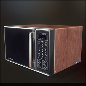 80年代微波炉3D模型16设计网精选
