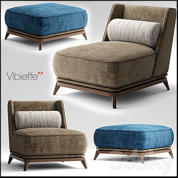 布艺沙发椅3D模型16设计网精选