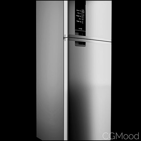 Geladeira Brastemp无霜双工500l Inox 冰箱3D模型16设计网精选