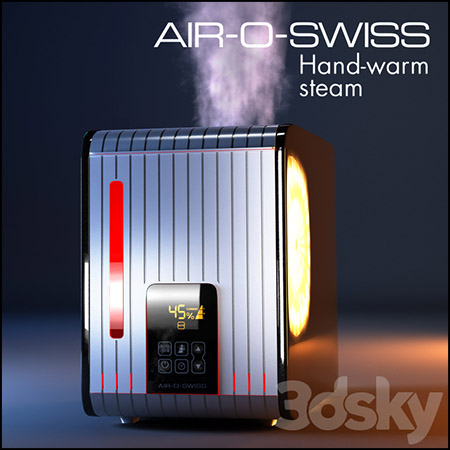 瑞士风(AIR-O-SWISS)S450A空气净化器3D模型16设计网精选