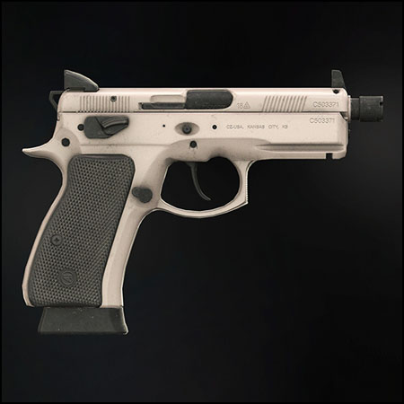 CZ 75B P01 微声手枪3D模型