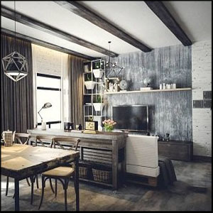 厨房和餐厅内部室内场景3D模型16设计网精选