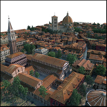 3套城市建筑3D模型16素材网精选
