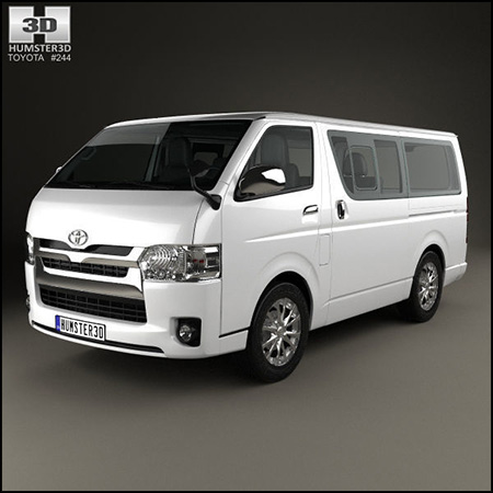丰田海狮LWB Combi with HQ interior 2013商务车3D模型16设计网精选