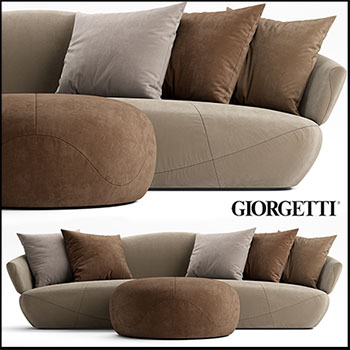 Giorgetti沙发3D模型16设计网精选
