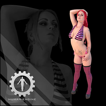 Sonya in Bikini 性感的成熟女人3D模型16设计网精选