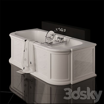 浴室浴缸镜子和浴室镜系列3D模型16设计网精选