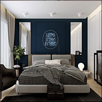 现代卧室室内场景3D模型16素材网精选51