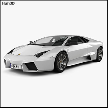兰博基尼Lamborghini Reventon 2009 3DMAX模型